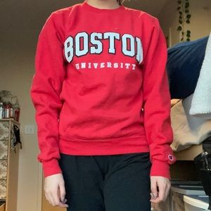 champion boston university sweatshirt
